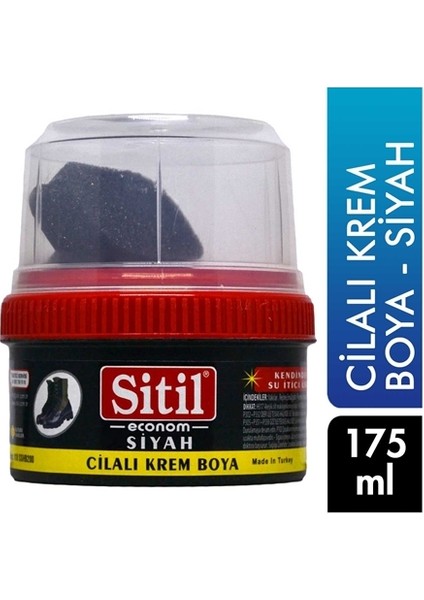 Sitil Ayakkabı Boyası Classic Krem 175 ml Siyah