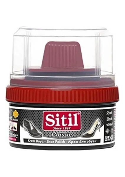 Sitil Ayakkabı Boyası Classic Krem 175 ml Siyah fiyatları