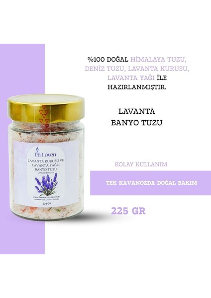 Lavanta Banyo Tuzu
