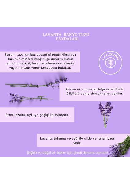 Lavanta Banyo Tuzu fiyatları