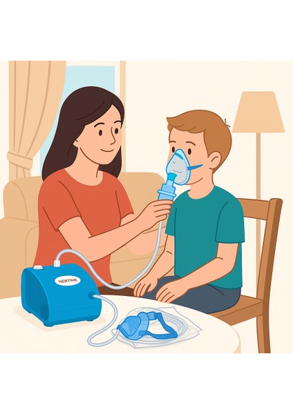 Kompresörlü Nebulizatör Cihazı Yüksek Performanslı Solunum Tedavi Cihazı fırsatları