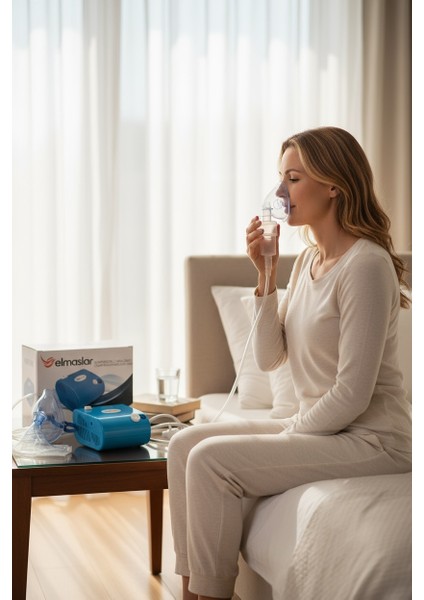 Kompresörlü Nebulizatör Cihazı Yüksek Performanslı Solunum Tedavi Cihazı indirimleri