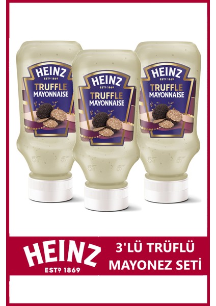Trüflü Mayonez 220 gr x 3 Adet