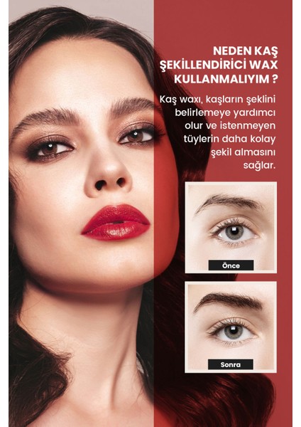 Kaş Sabitleyici Eyebrow Shaper Wax 50ML fiyatları