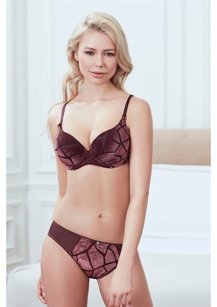 Arias Closet Kadife Balenli Destekli Dolgulu Askıları Çıkabilen Sütyen ve Slip Takım fiyatları