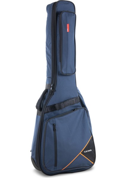 Premium 20 mm Akustik Gitar Gig Bag (Mavi)