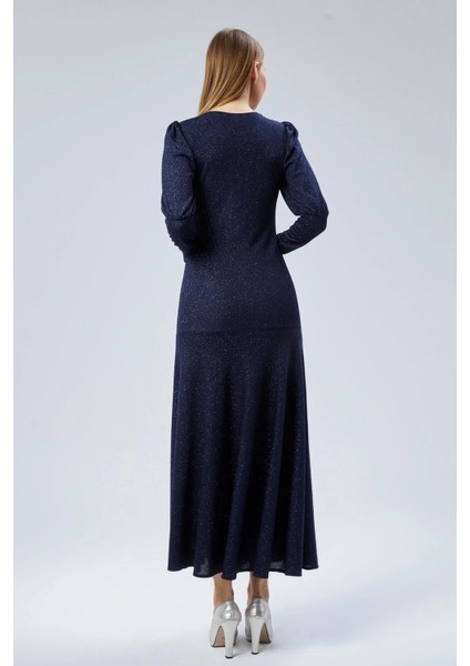 Ön Büzgü Detaylı Simli Abiye Elbise fırsatları