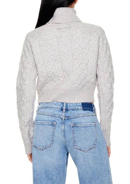 Örgü Yüksek Yaka Kazak indirimleri