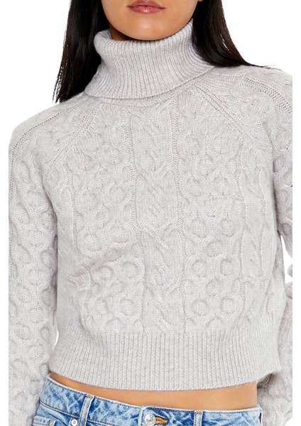 Örgü Yüksek Yaka Kazak