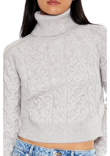 Örgü Yüksek Yaka Kazak