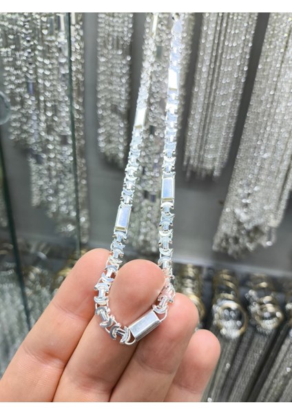 Gümüş Zincir Kolye modelleri