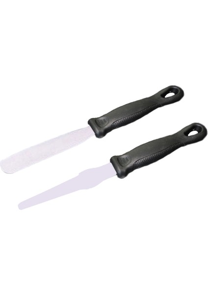 Pasta Sıvama Spatulası Oval ve Sivri Uçlu 2 Li Set