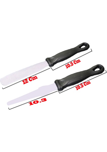 Pasta Sıvama Spatulası Oval ve Sivri Uçlu 2 Li Set fiyatları