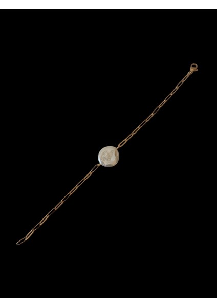 Doğal Barok Inci, Ataç Form Çelik Zincirli Bileklik fiyatları