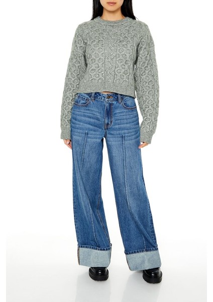 Bal Peteği Örgü Desenli Kazak fiyatları