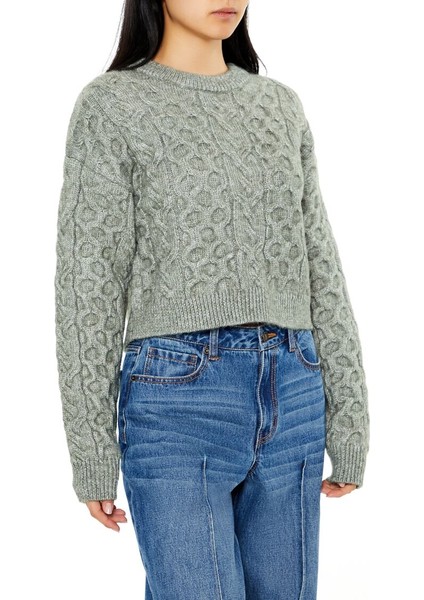 Bal Peteği Örgü Desenli Kazak fırsatları