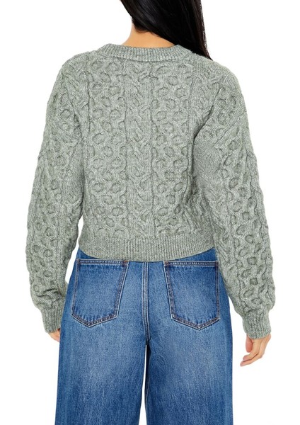 Bal Peteği Örgü Desenli Kazak indirimleri