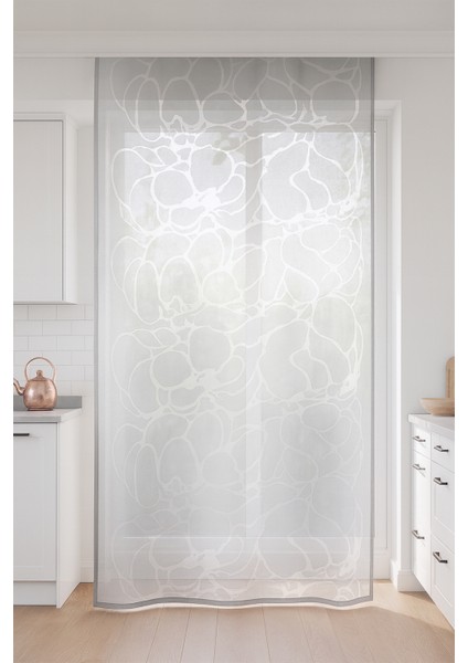 Makeba Tül Perde Gri 140X250