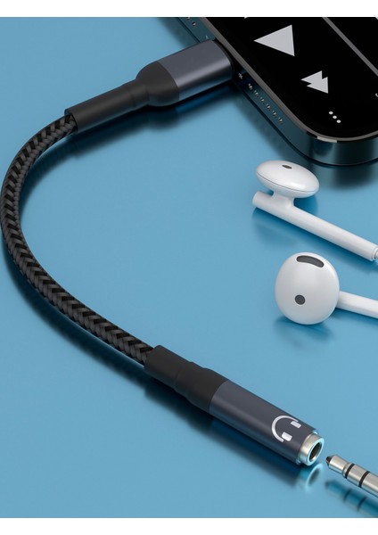 3.5 mm To Type-C Çevirici Dönüştürücü Ses Aktarıcı Kablo 12 cm Aux Type-C Çevirici modelleri