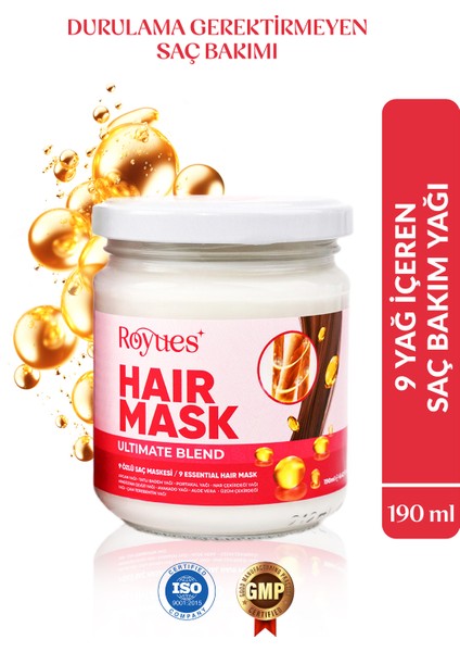 Kuru ve Yıpranmış Saçlar Için Nemlendirici Saç Bakım Maskesi 190ML - Moisture Hair Mask