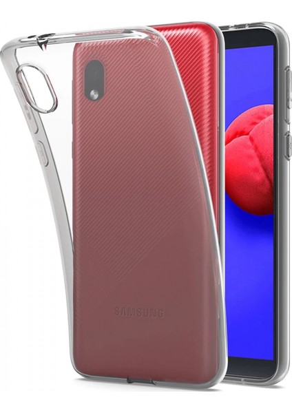 Samsung Galaxy A01 Core Kılıf Lüx Şeffaf Silikon