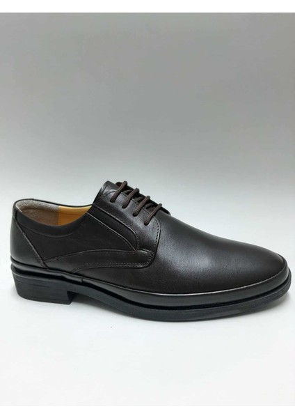 Hakiki Deri Kauçuk Esnek Tabanlı Bağcıklı Kahverengi Kışlık Erkek Ayakkabı C-9175045KTGY fiyatları