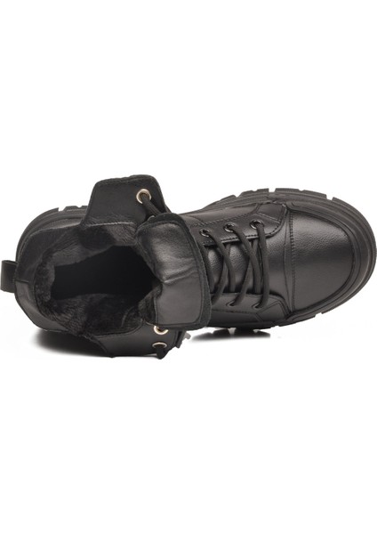 Siyah Içi Polarlı Kaymaz Taban Kadın Bot 24K310-14 Z indirimleri