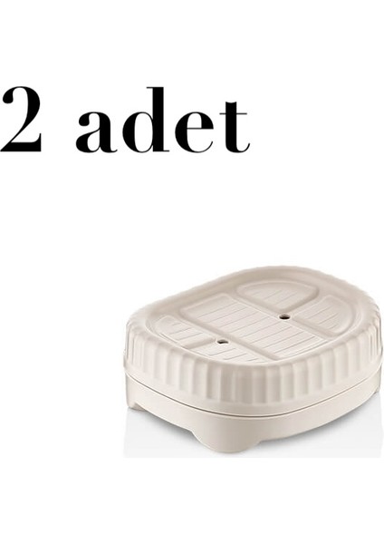 2 Adet Katı Sabunluk Sabun Kurutucu Qlux Setüstü Sabunluk L-00853
