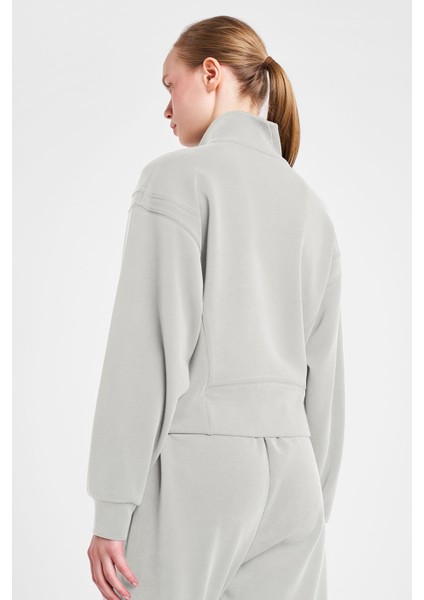 Kadın Fermuarlı Sweatshirt 25N-2105 fırsatları