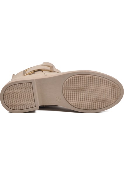 Bej Cilt Fermuarlı Kaymaz Içi Polarlı Kadın Bot 209144 Z indirimleri