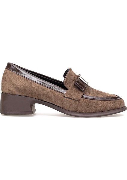 Elit PM161 K1060 Kadın Klasik Topuklu Ayakkabı Kahverengi