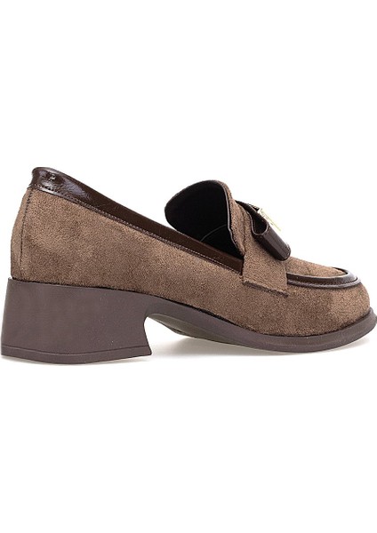 Elit PM161 K1060 Kadın Klasik Topuklu Ayakkabı Kahverengi fırsatları