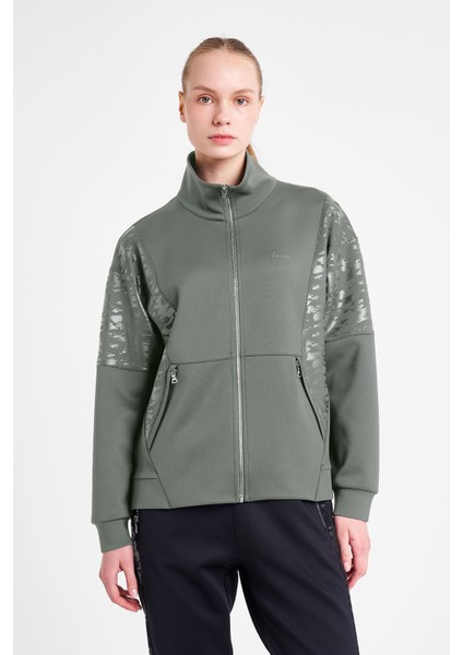 Kadın Fermuarlı Sweatshirt 25N-2129