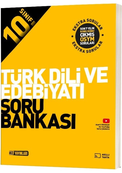 Hız 2026 10. Sınıf Türk Dili ve Edebiyatı Soru Bankası Çözümlü Yeni Maarif Modele Uygun