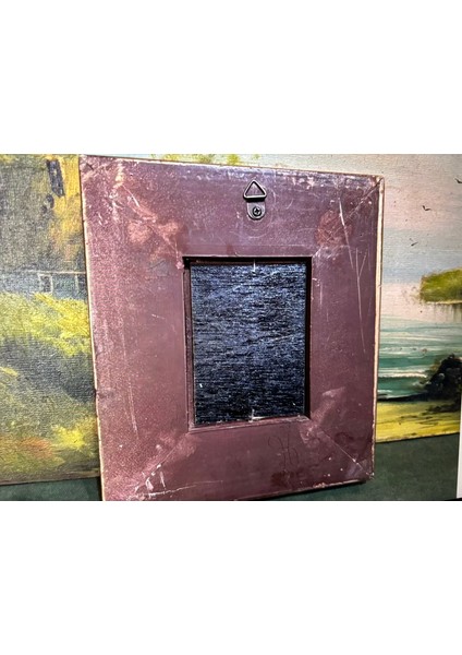 Çerçevesinde Küçük Boy Yağlıboya Avrupa Resim 21 cm 19 cm Ölçülerinde modelleri