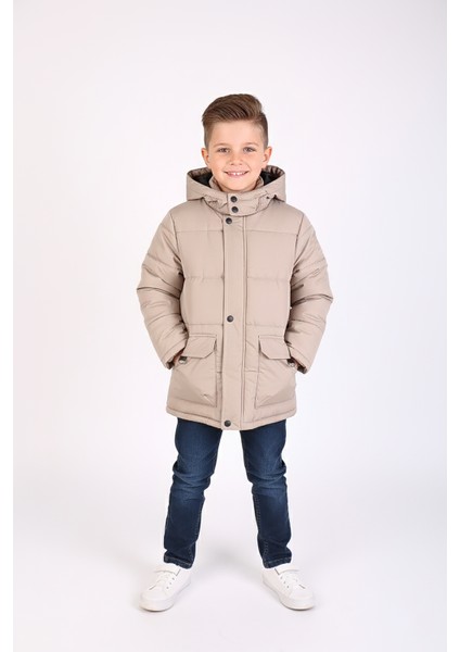 Çocuk Içi Polarlı Şişme Mont - 26K 5358