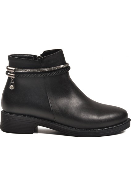 Siyah Cilt Fermuarlı Kaymaz Bot 325126 Z fiyatları