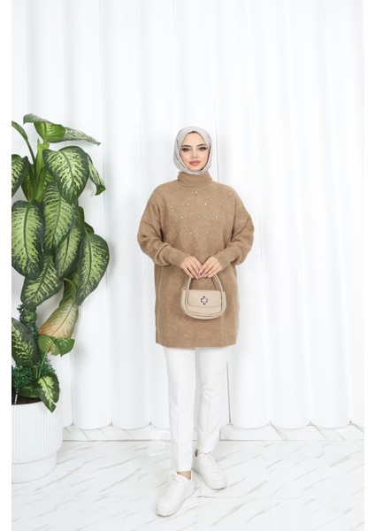 Taşlı Triko Tunik