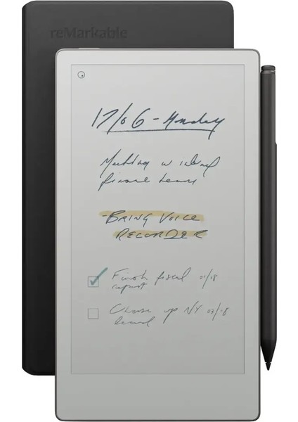 Paper Pro Move + Marker Plus Kalem + Premium Deri Siyah Kılıf