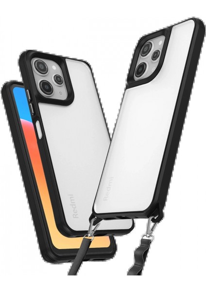 Xiaomi Redmi 12 Kılıf Penta Silikon Kılıf - Siyah