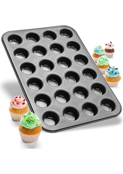 24'lü Muffin Kek ve Tartolet Kalıbı