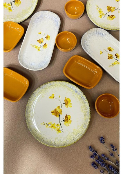 Hercai 12 Parça 4 Kişilik Kahvaltı Takımı / Kahvaltılık Sunum Seti fiyatları