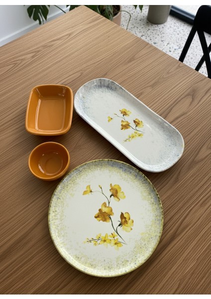 Hercai 12 Parça 4 Kişilik Kahvaltı Takımı / Kahvaltılık Sunum Seti fırsatları