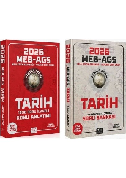 Cba 2026 Meb-Ags Tarihin Pusulası Konu Anlatımı + Soru Bankası 2 Li Set