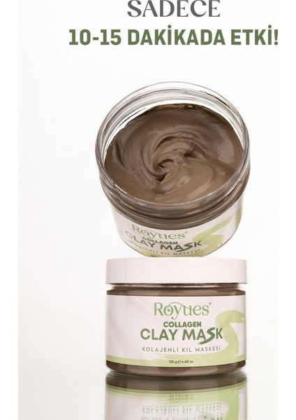 Kolajen Kil Maskesi - Leke ve Siyah Nokta Giderici Yüz Maskesi Collagen Clay Mask 125G indirimleri