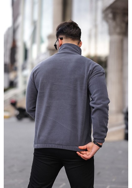 Yarım Fermuarlı Polar Sweatshirt fırsatları