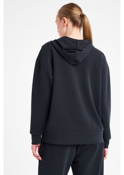 Kadın Fermuarlı Kapüşonlu Sweatshirt 25N-2103 fırsatları