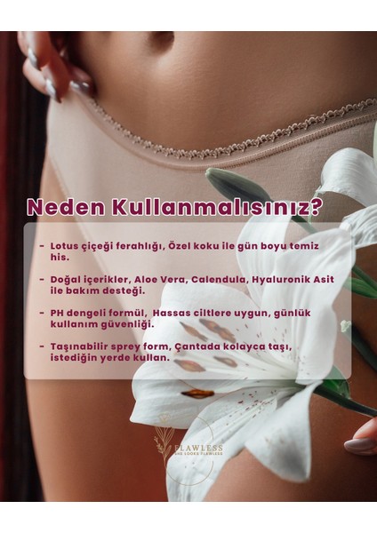 Kadın Dış Genital Parfüm Lotus Çiçeği Kokulu Intim Parfüm fırsatları