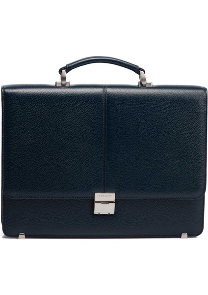 Lacivert Hakiki Deri Erkek Evrak Çantası - S1EV00021452-A38