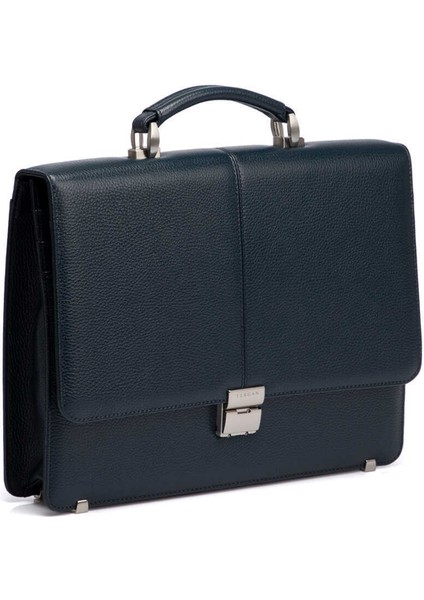 Lacivert Hakiki Deri Erkek Evrak Çantası - S1EV00021452-A38